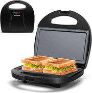 Deep Fill Non-Stick Toastie Maker Sandwich & Panini Press 750W Black