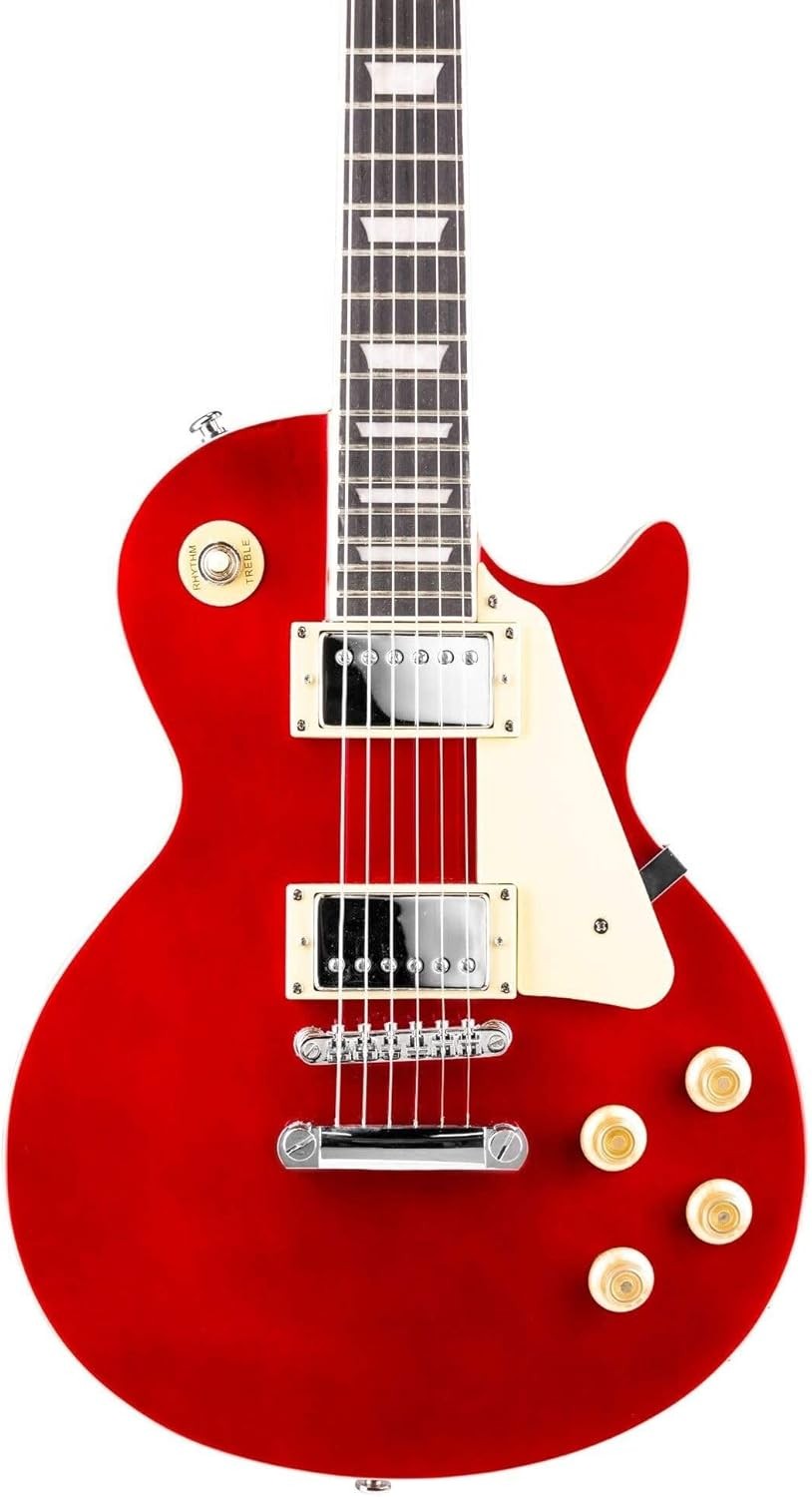 SC Style Electric Guitar Starter Kit 40W Amp Dark Red