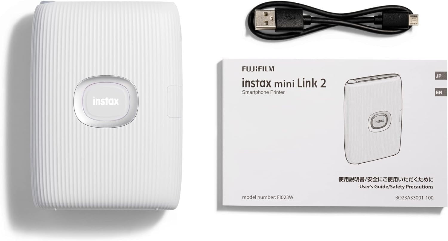 Portable Smartphone Photo Printer Bluetooth Instant Mini Prints White