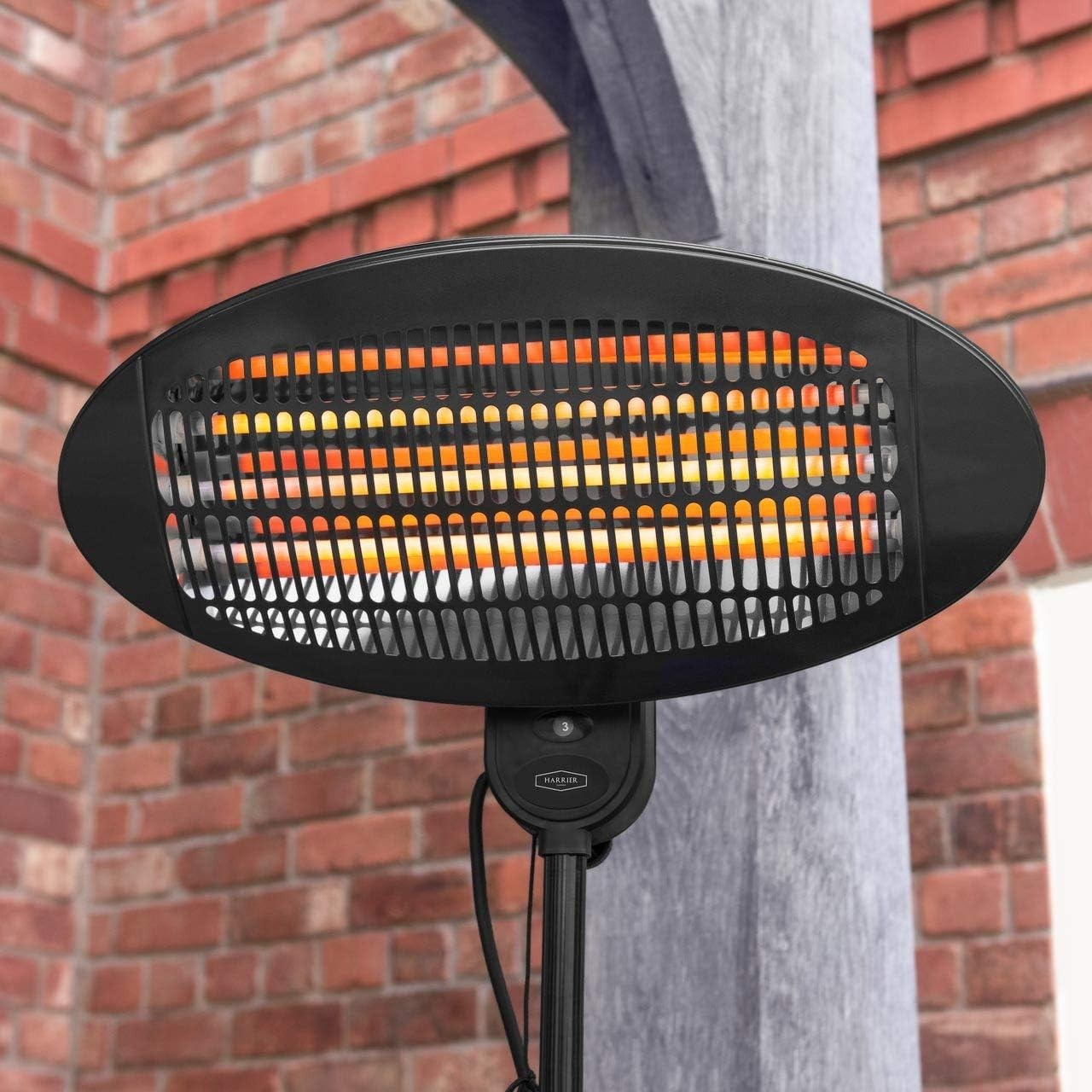 2000W Outdoor Patio Heater | Freestanding & Wall Mounted | 3 Heat Settings