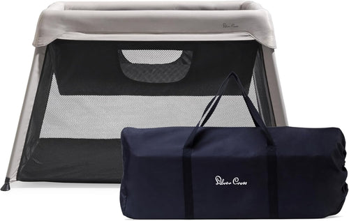 3 in 1 Baby Travel Cot Crib Bed Playpen Portable Lightweight Compact Stone