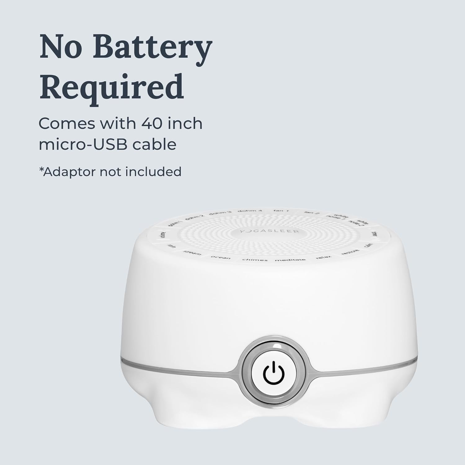16 Sound White Noise Machine for Sleep & Focus – Nature & Soothing Sounds