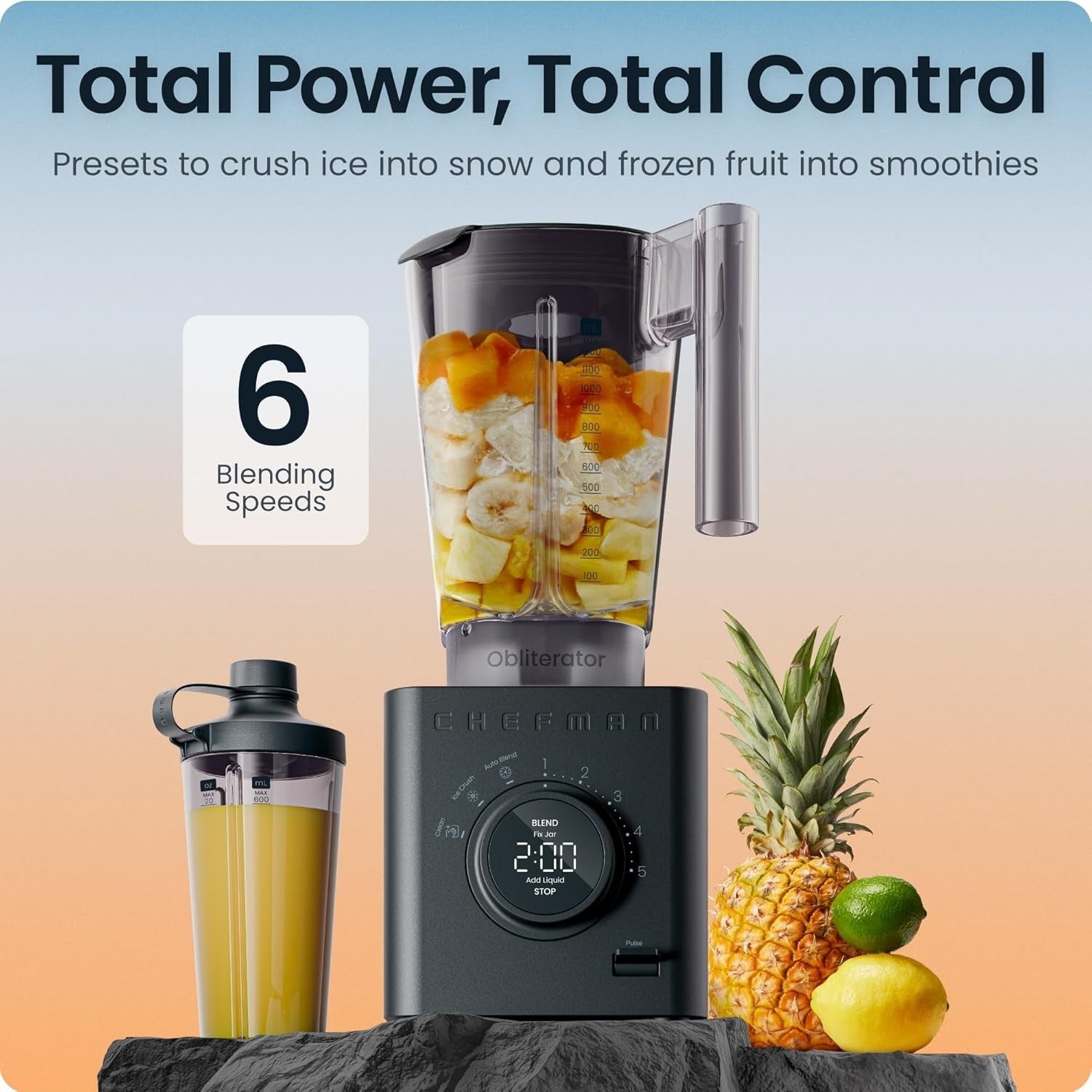 High Power Smoothie Blender 1300W Ice Crusher Nutri Food Processor