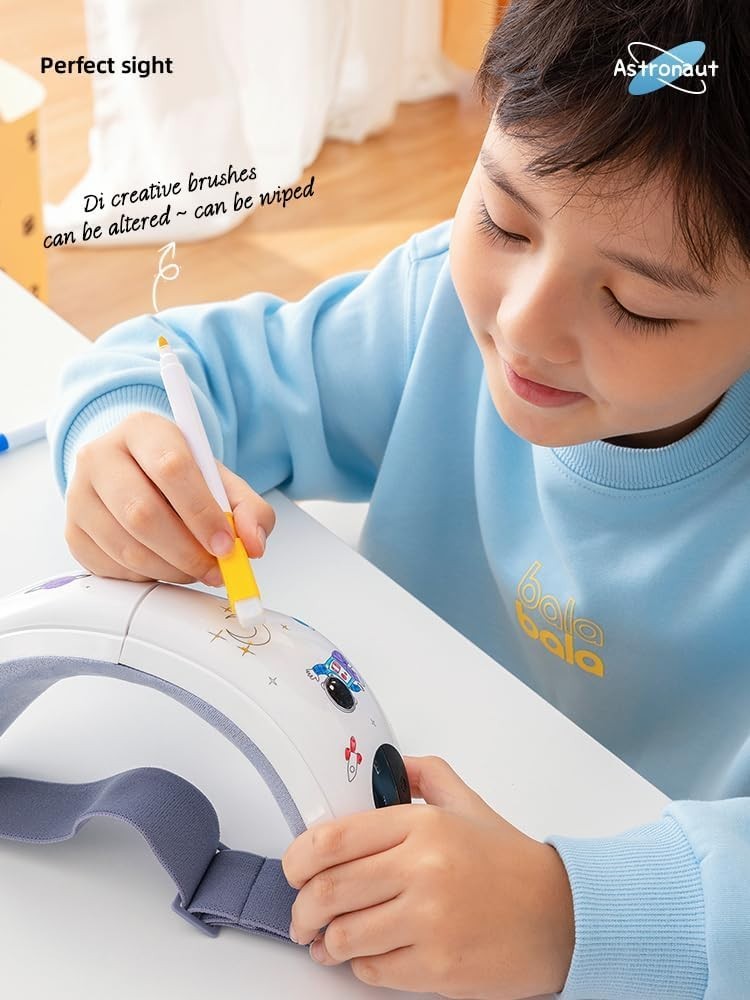 Kids Heated Eye Massager Bluetooth Music Eye Strain Relief