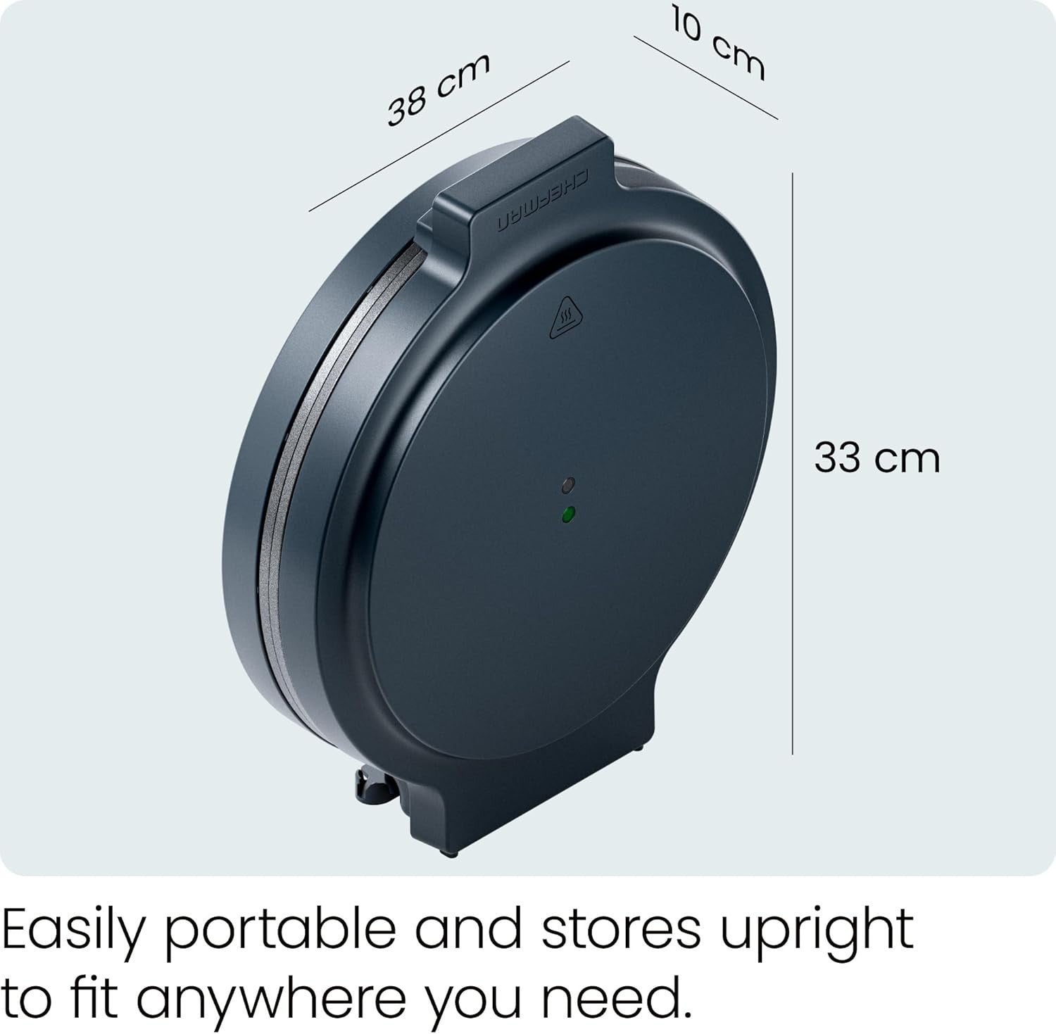 Electric Pizza Oven Non Stick Omelette Crepe Tortilla Maker 30cm High Heat
