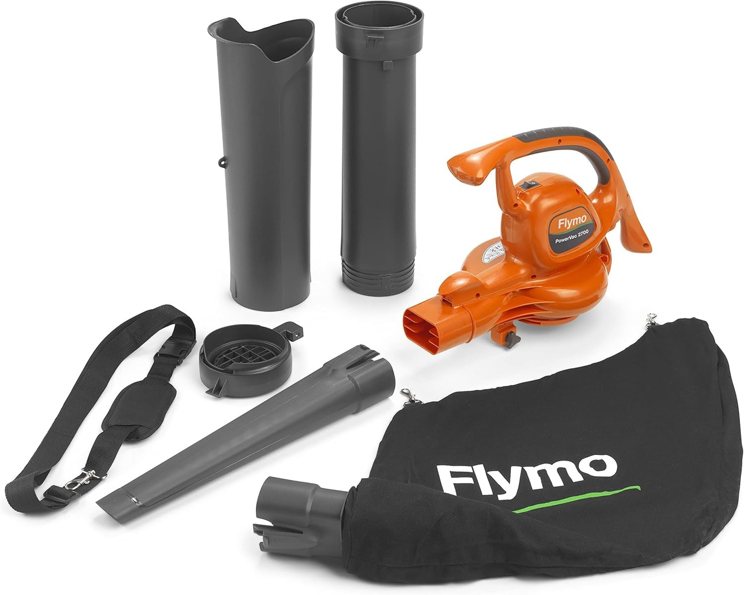 Electric Leaf Blower Vacuum 2700W 3-in-1 Mulcher Garden Cleaner Corded