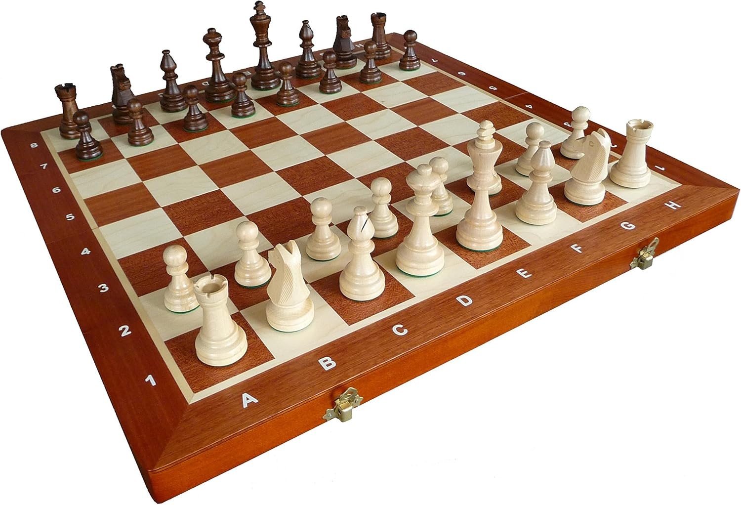 Tournament Wooden Chess Set 54cm Handmade Staunton Pieces Luxury Board