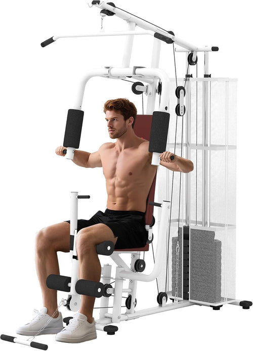 Multi Gym Home Workout Station 150x110x210cm – Chest, Leg & Arm Trainer