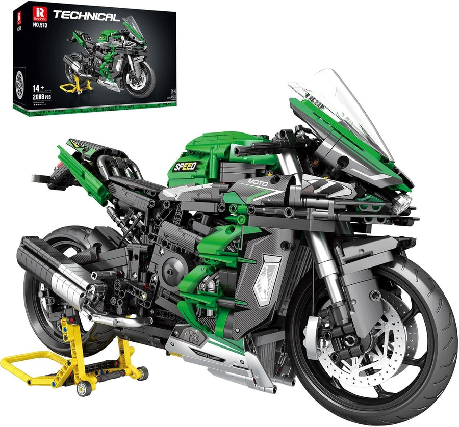 Motorbike Model Kit 2088pcs 1:5 Scale Build Set for Adults & Teens Gift