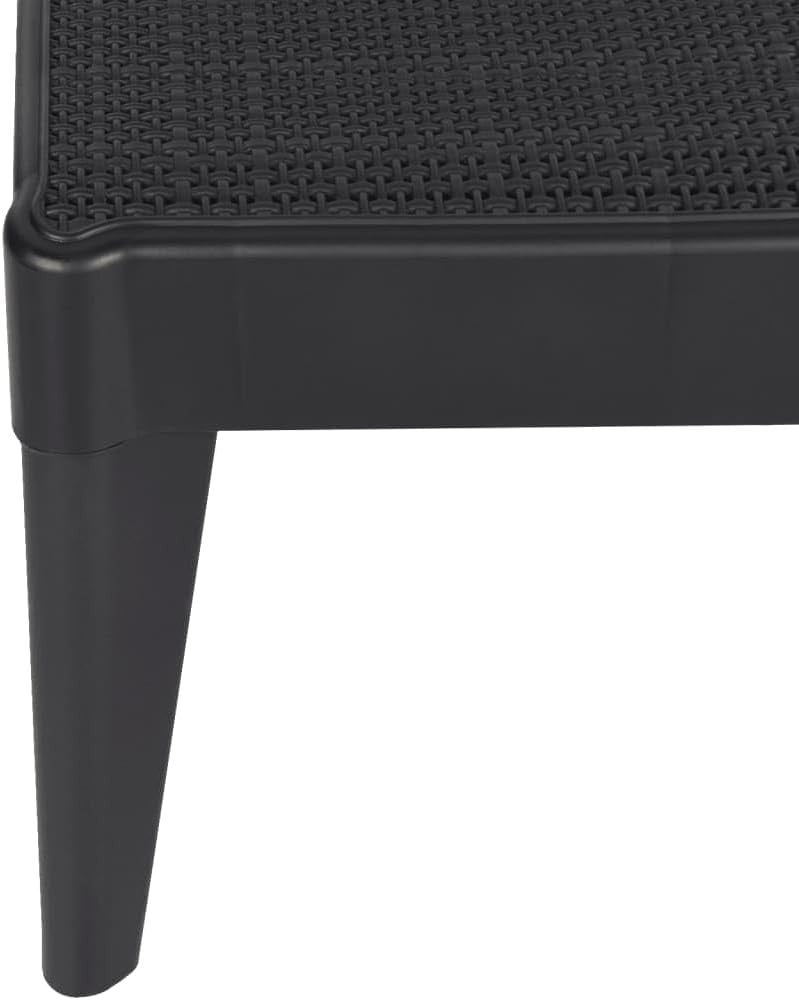 Adjustable Outdoor Sun Lounger UV-Resistant Polypropylene, Lightweight & Durable
