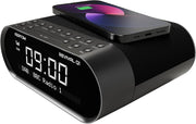 DAB DAB+ FM Bedside Digital Radio Alarm Clock Bluetooth Wireless Charging