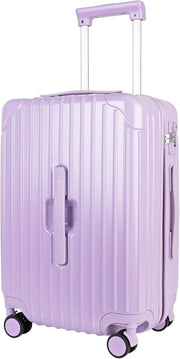 Small Cabin Carry On Suitcase Hard Shell TSA Lock Spinner Cup Holder