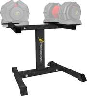 Heavy Duty Adjustable Dumbbell Stand Steel Weights Rack Space Saver Home Gym