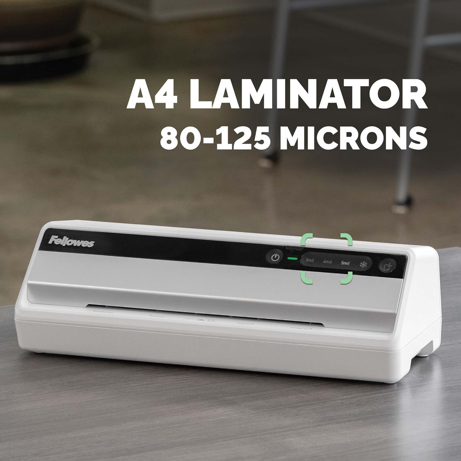 A4 Office Laminator 60s Warm Up Jam Release Auto Shut Off 80–125 Mic