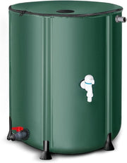 Collapsible Garden Water Butt 132Gal Portable Rain Barrel Grey