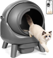 XXL Self Cleaning Cat Litter Box App Control Odor Free Multi Cat