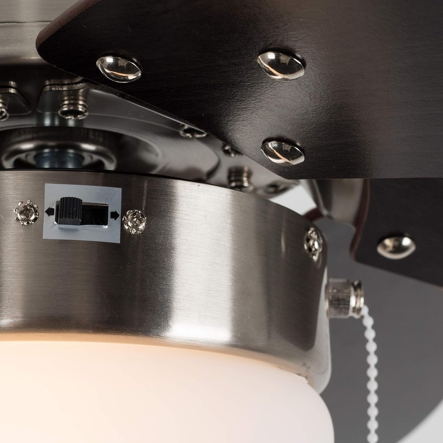 MiniSun 76cm Ceiling Fan, 6 Blades, LED Light, 3 Speed, Remote Control