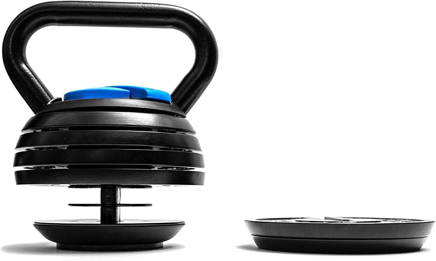 18kg Adjustable Kettlebell 7-in-1 Quick Lock Home Gym Strength Weight