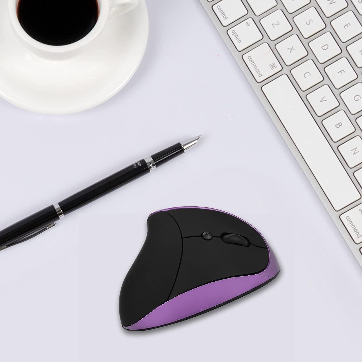 Rechargeable Vertical Ergonomic Mouse Wireless 1600 DPI Comfort