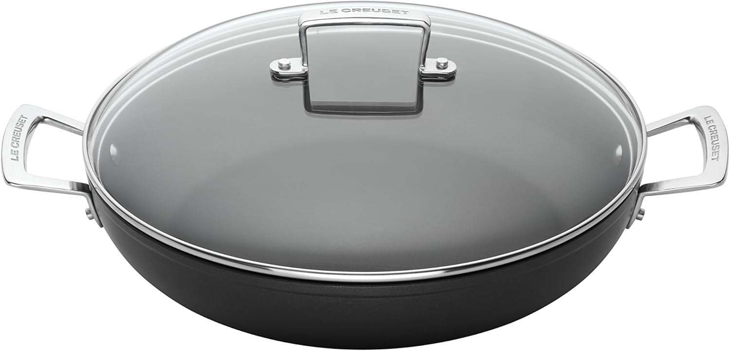 30cm Toughened Non Stick Casserole with Glass Lid – Oven & Induction Safe