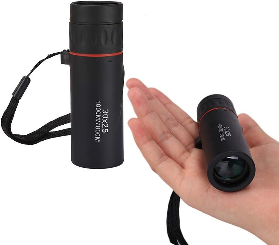 Pocket Telescope 30x25 HD Black | Waterproof | Night Vision | Portable