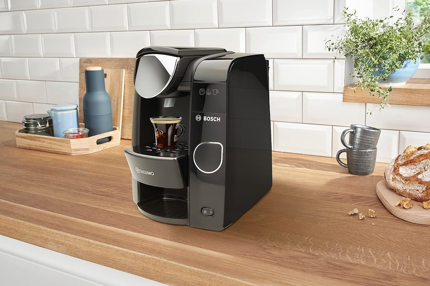 Premium Pod Coffee Machine 1.4L Tank 1300W Easy One-Touch Operation & Auto Clean