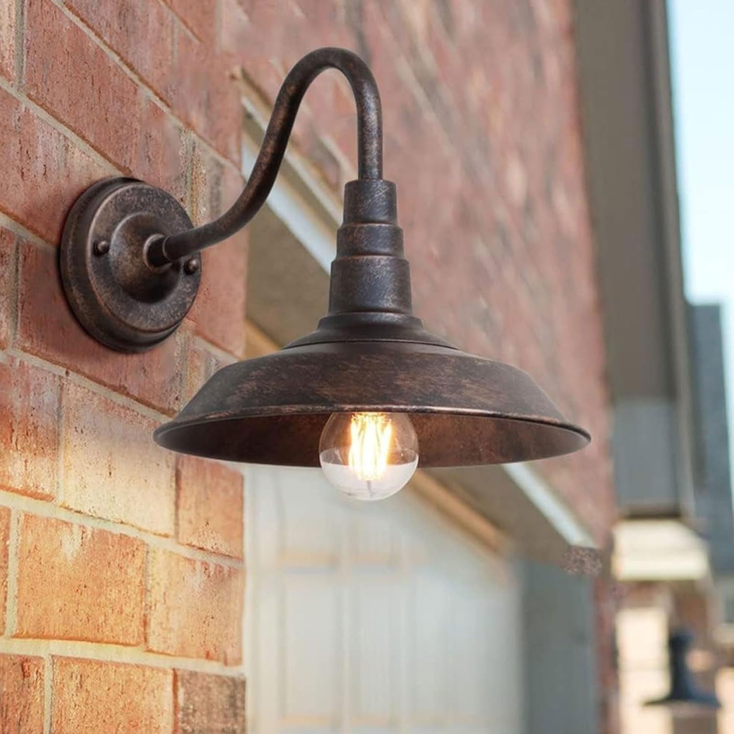 Outdoor IP54 Wall Lamp – Vintage Waterproof Bronze Lantern (2 Pack)