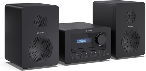 Hi-Fi Stereo System Bluetooth DAB Radio CD Player USB 40W Speakers Remote