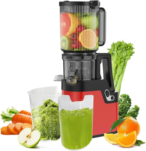 Slow Cold Press Juicer 250W Wide 4.2in Chute Whole Fruit Quiet