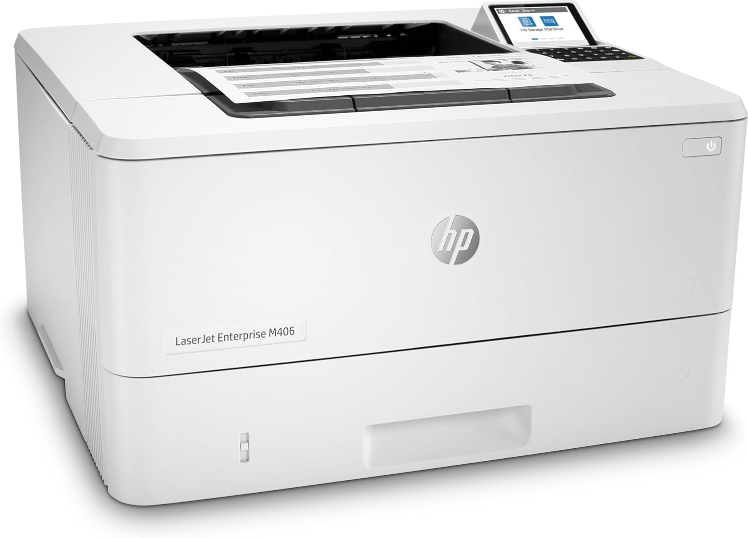 LaserJet Enterprise M406dn Colour Laser Printer | Duplex & 350-Sheet Tray | LA