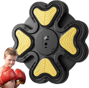 Wall Boxing Machine Black Yellow Punch Trainer Home Gym Reaction Target