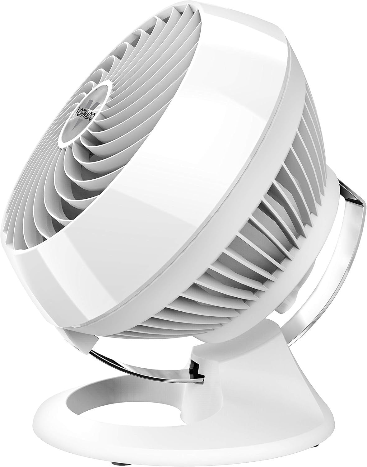 White Table Fan – Compact 3-Speed Whole Room Air Circulator for Bedroom Cooling