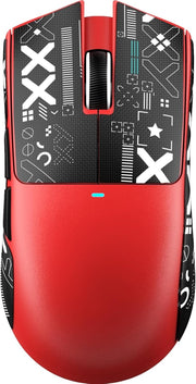 Wireless Gaming Mouse 22000 DPI 65H BT 2.4G USB Red Grip
