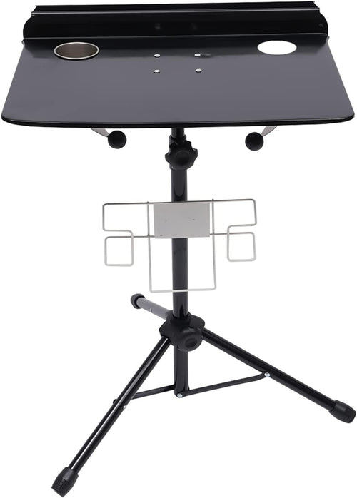 Tattoo Workstation Adjustable Height Rolling Tray Table Portable Studio