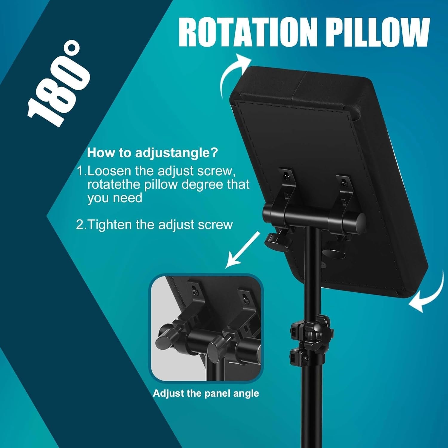 Tattoo Arm Rest Stand Adjustable Height Soft Pad Heavy Duty Studio