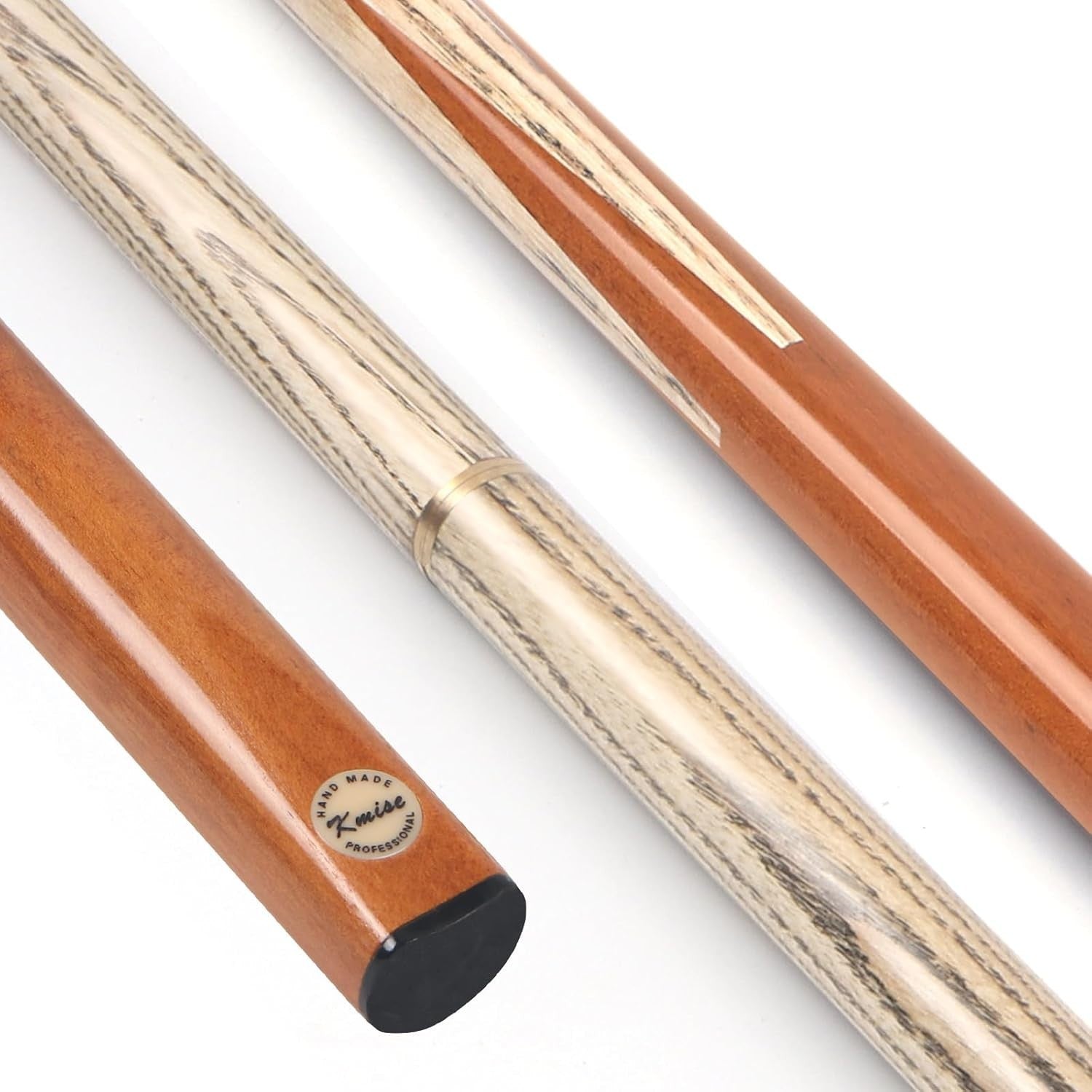 57" Pool Cue Set of 3 18oz Maple Wood 9.5mm Tip Brass Joint