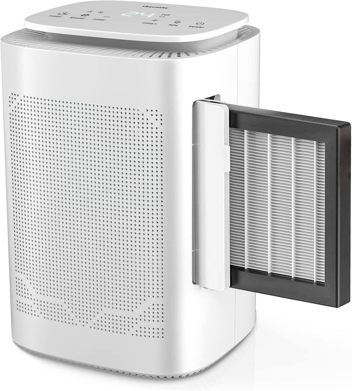 Dehumidifier Air Purifier Combo HEPA H13 Ionizer 1.6L Tank Quiet
