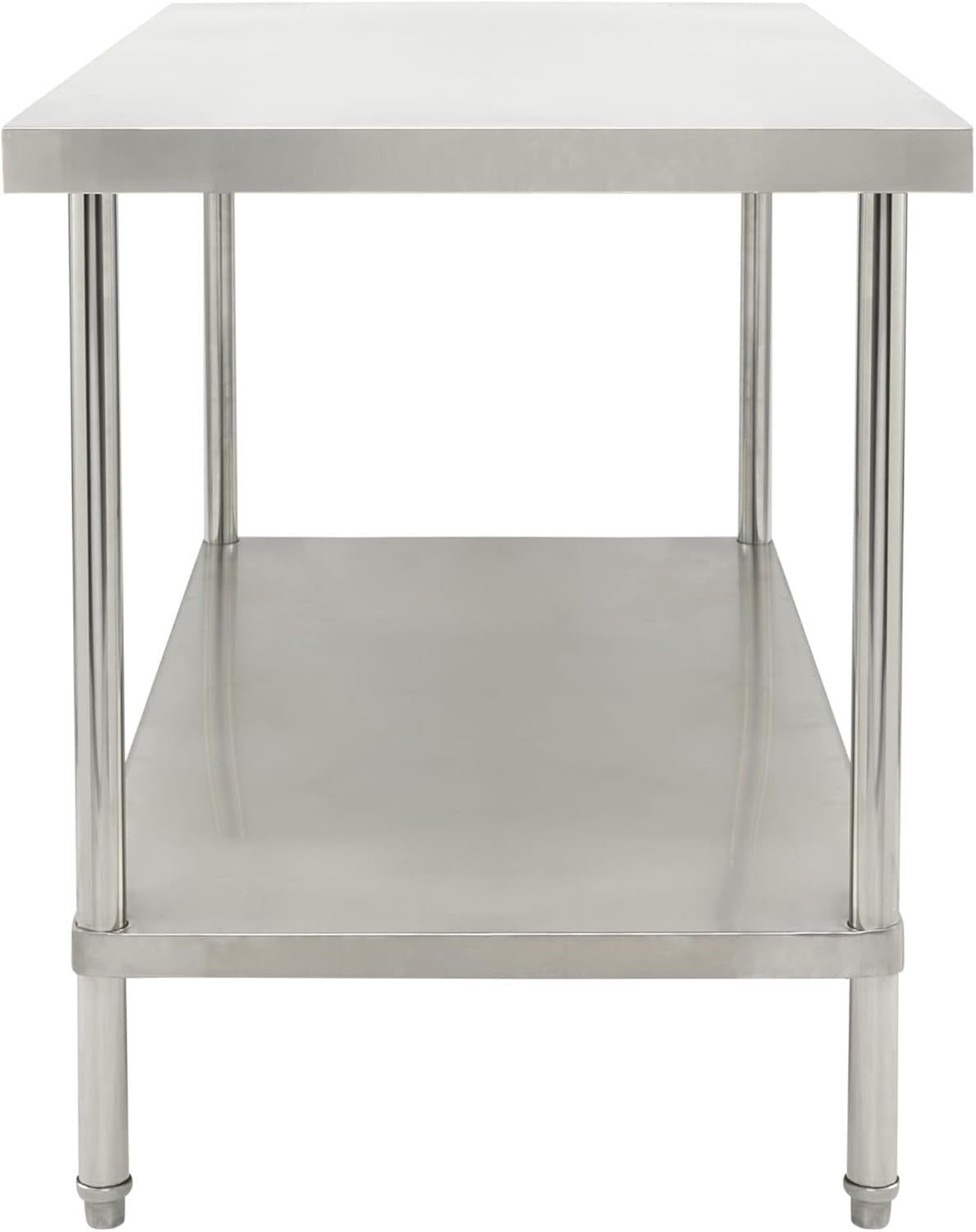 Stainless Steel Workbench 200kg with Adjustable Shelf Commercial 1400mm