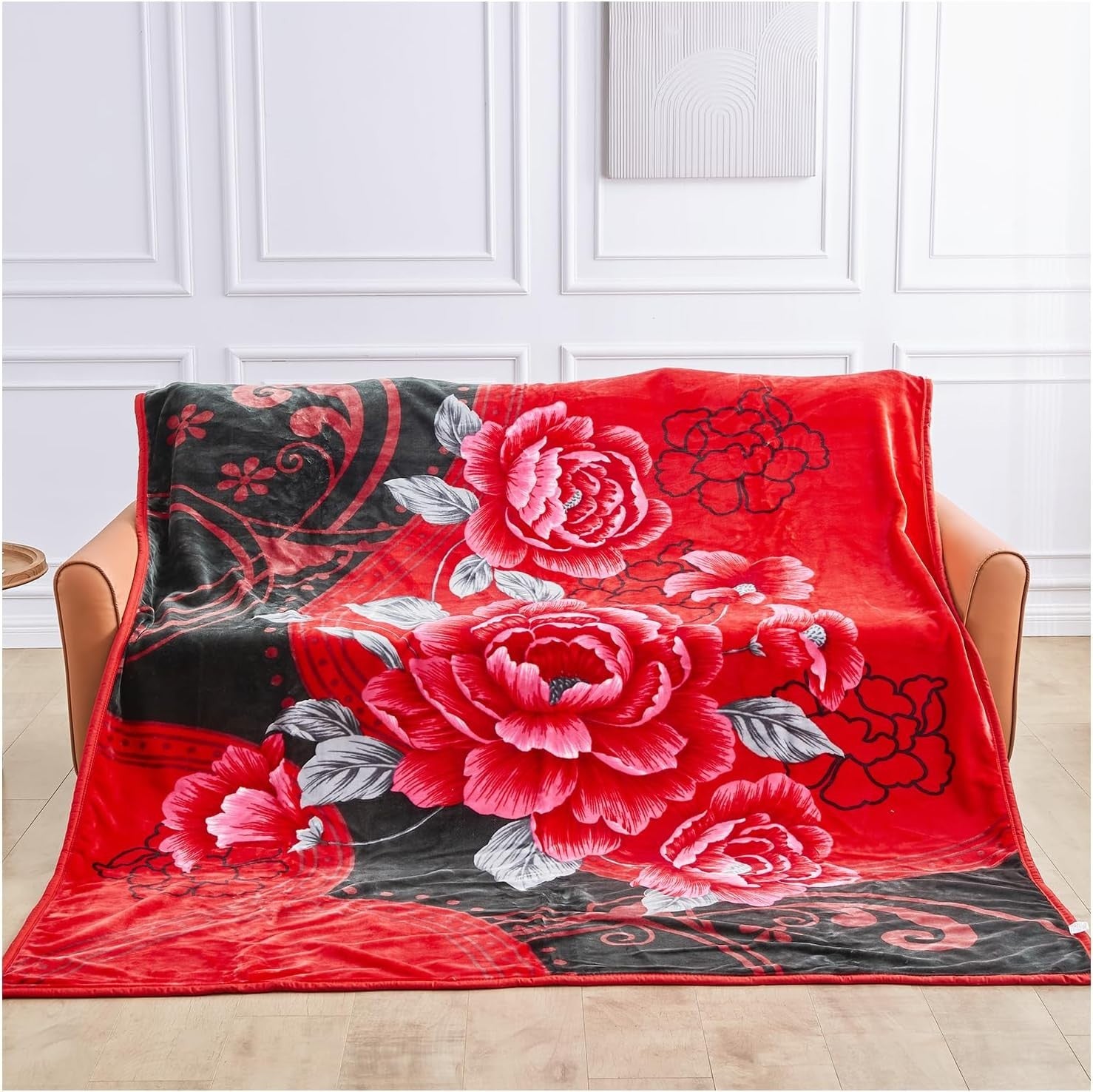 Royal Roses 4kg Sherpa Weighted Blanket 200x240cm King