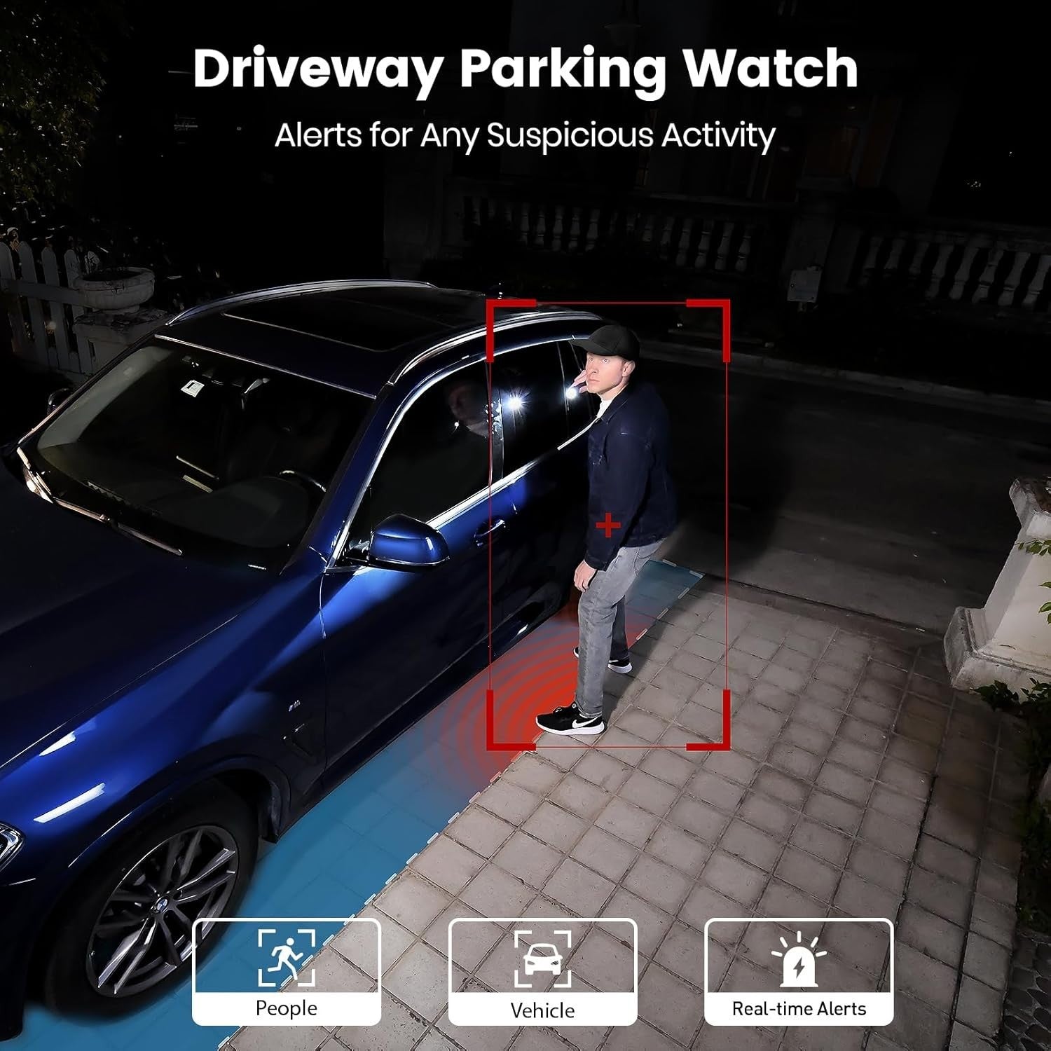3K Solar Security Camera Wireless Outdoor 360° PTZ AI Night Vision