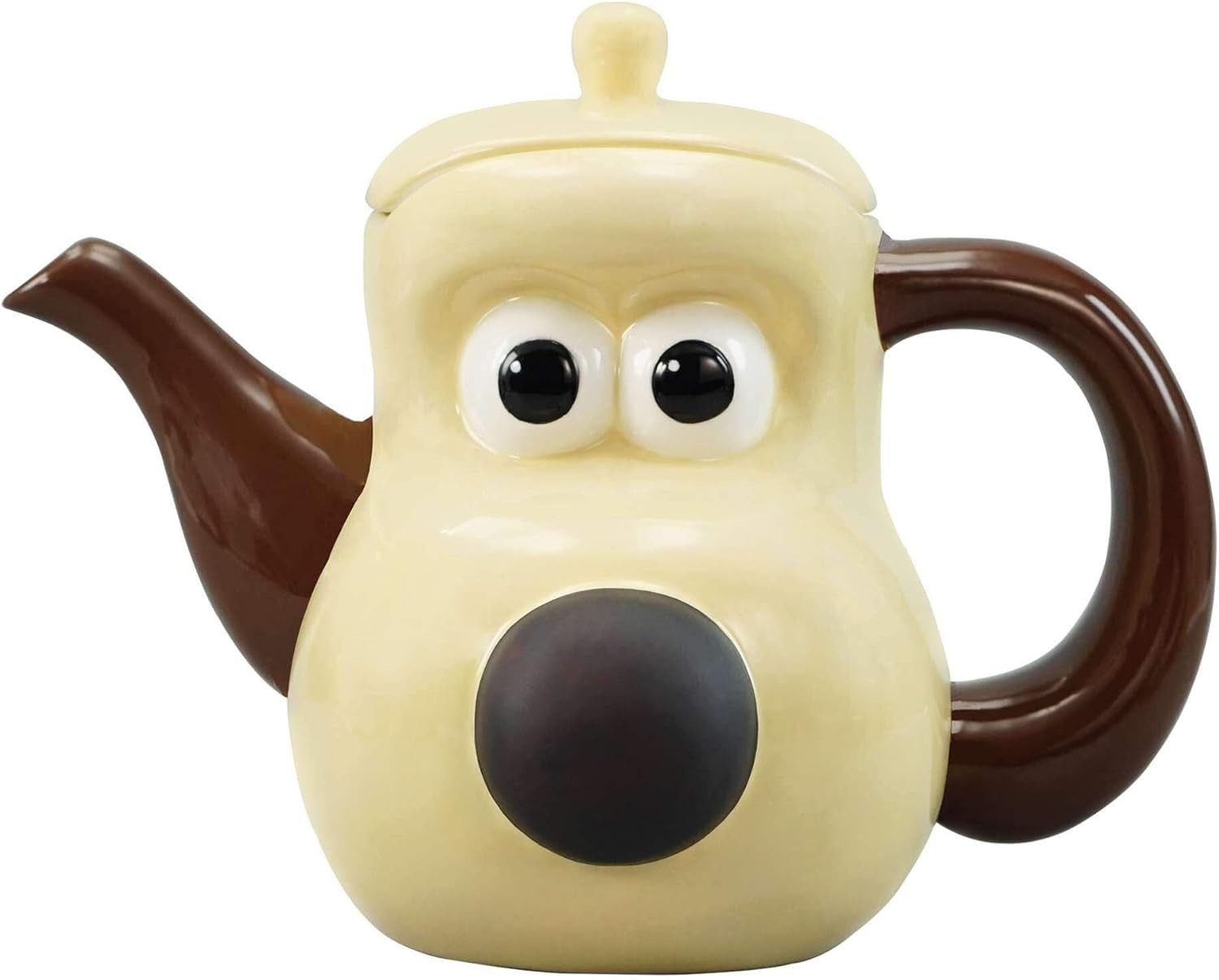 Novelty Heat Change Teapot Dog Shape Ceramic Tea Pot Collectible