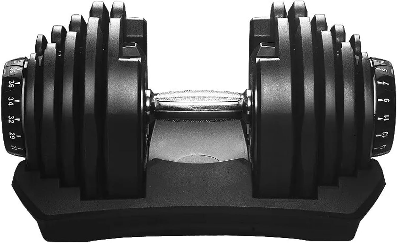 Adjustable Dial Dumbbell Set 24kg or 40kg Quick Change Home Gym Weights