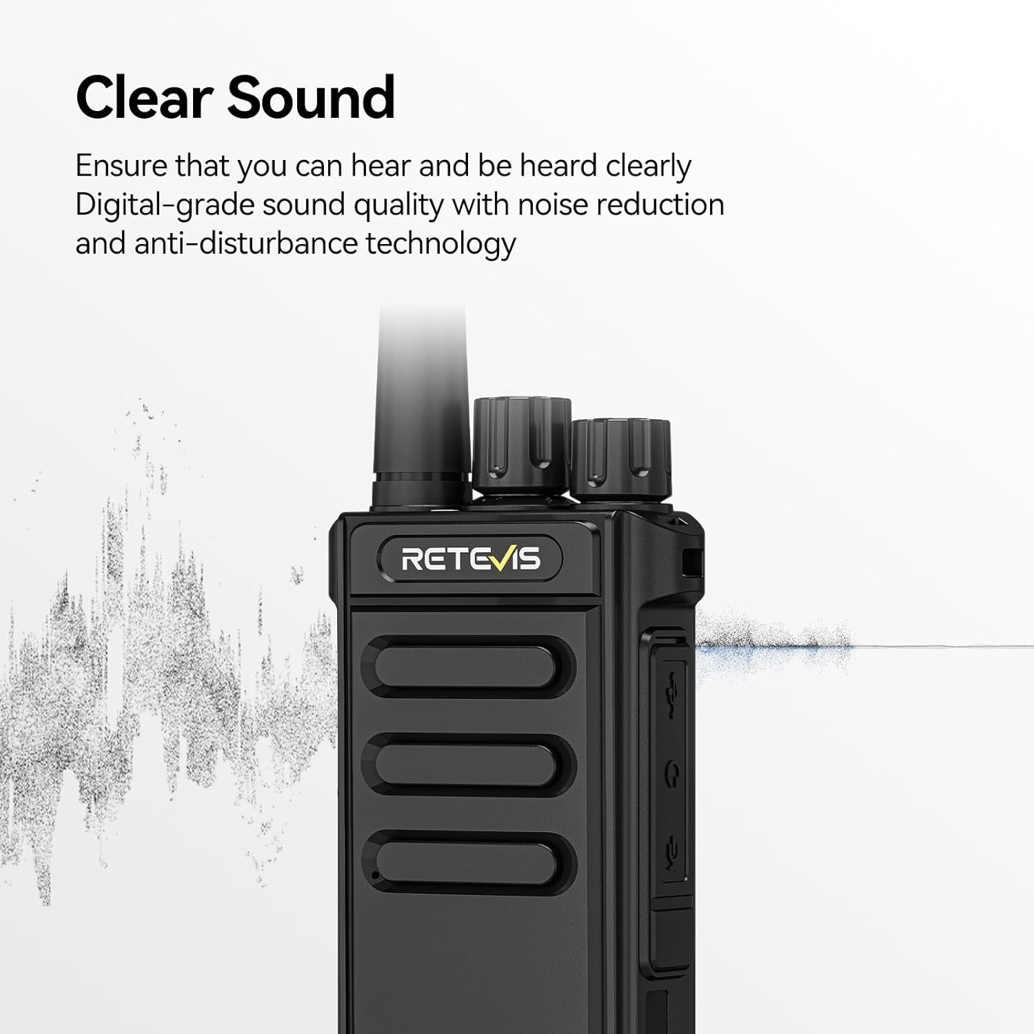 Digital Analog Walkie Talkie PMR446 License Free VOX Group Call Radio