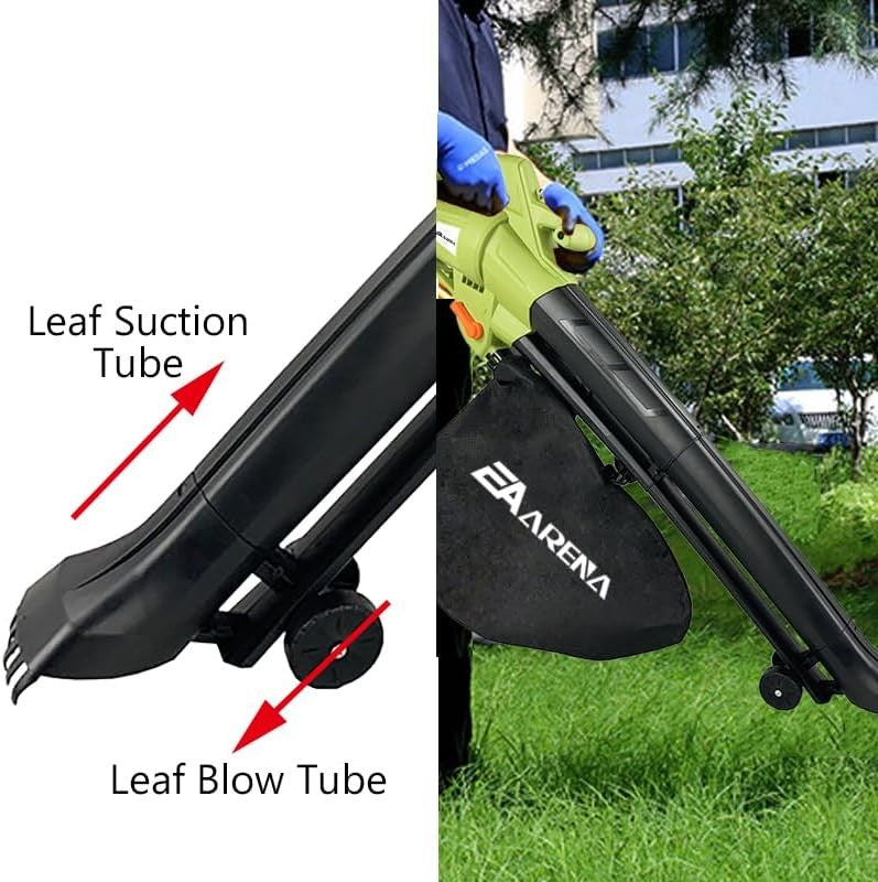 3000W Leaf Blower Vacuum Mulcher 3in1 Wheeled Garden Shredder 35L Bag