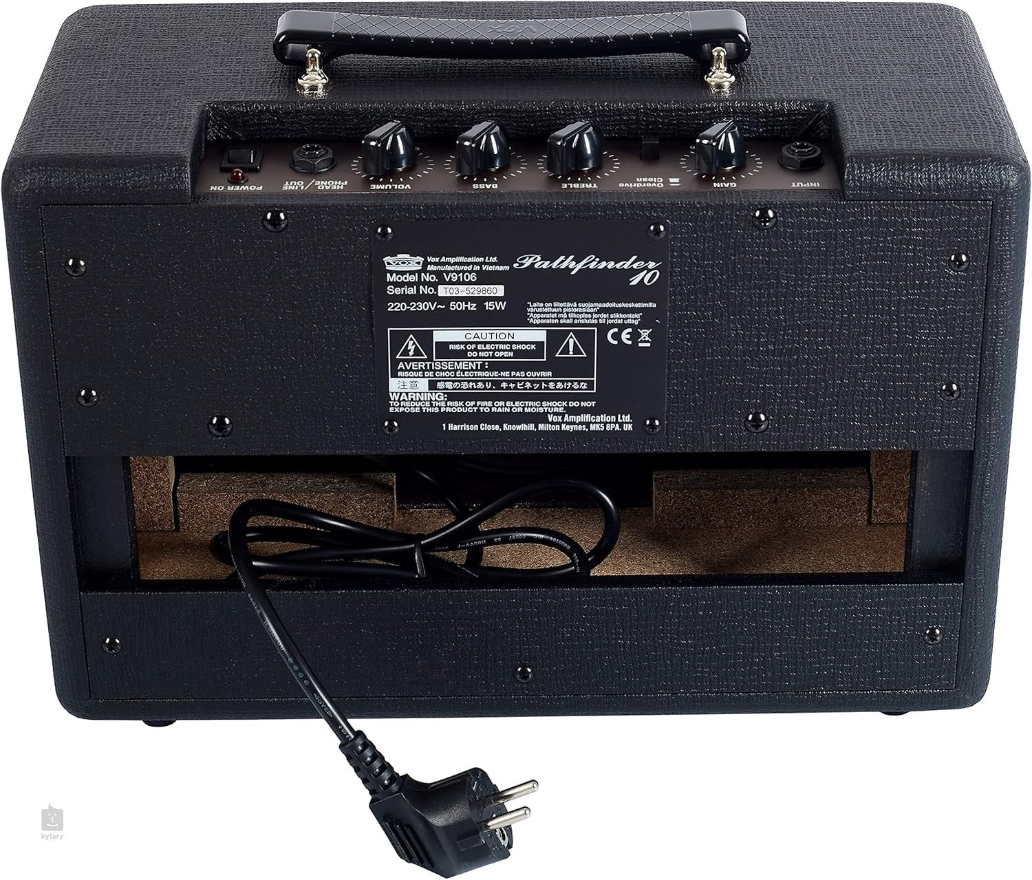 10W Electric Guitar Combo Amp Style Analog Clean Overdrive