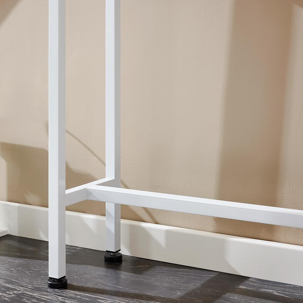 Slim Console Table for Hallway Entryway – Space-Saving, 120cm MDF Metal