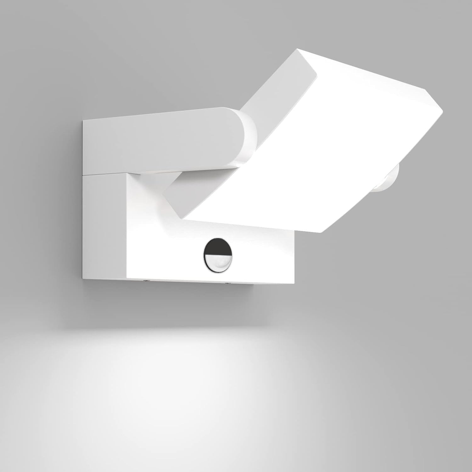Outdoor Motion Sensor Wall Light Waterproof LED Swivel Adjustable IP65