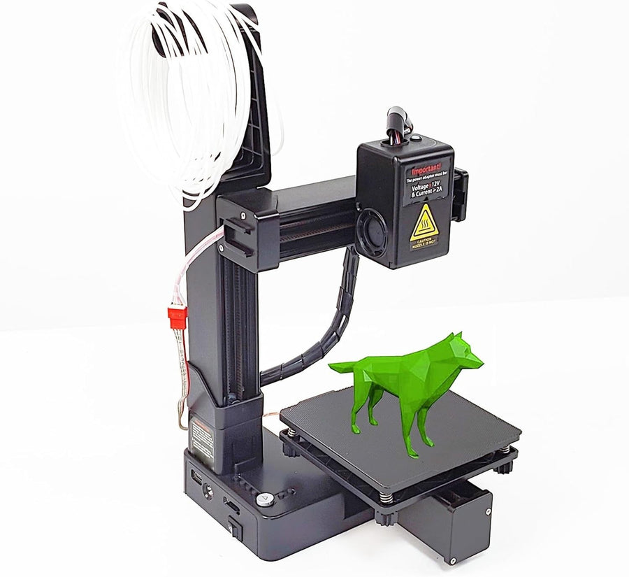Compact High Accuracy 3D Printer Fast Heat Beginner PLA TPU ABS UK Plug