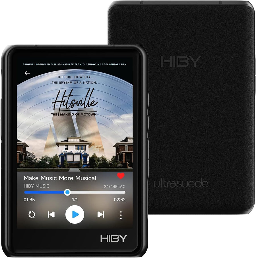 HiFi MP3 Player DSD256 MQA8X Dual DAC Bluetooth WiFi 21h Battery Black