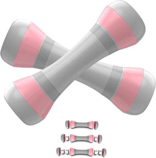 2–4KG Adjustable Dumbbells Pair 5-in-1 Non-Slip Hand Weights